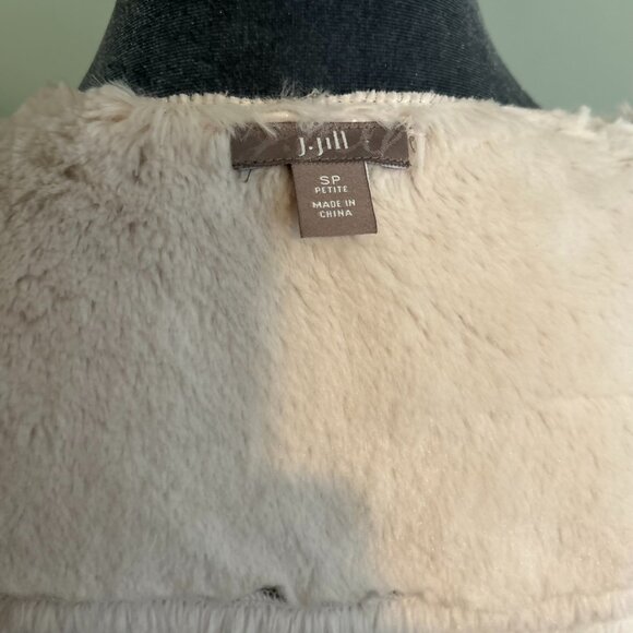 J.Jill Faux Suede & Shearling Jacket | Mocha Brown | SP Petite - Picture 5 of 8